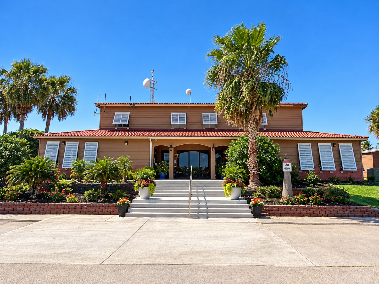 Grand Clubhouse Front Entrance & Hospitality Reception