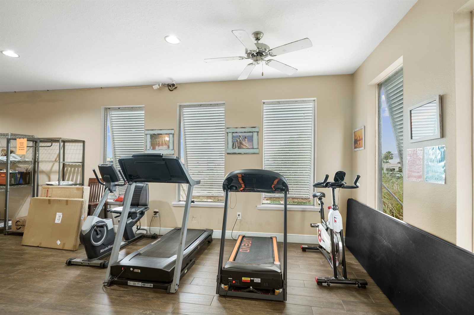 Climate-Controlled Fitness Center with Cardio & Strength Equipment