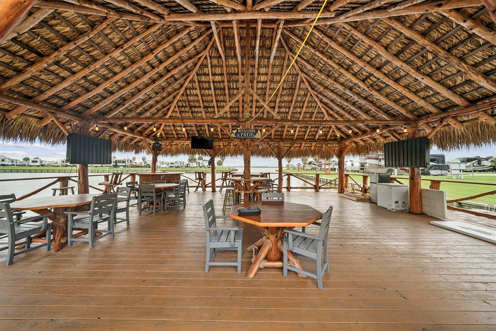 Massive 3,500 Sq. Ft. Overwater Thatched Palapa Pavilion